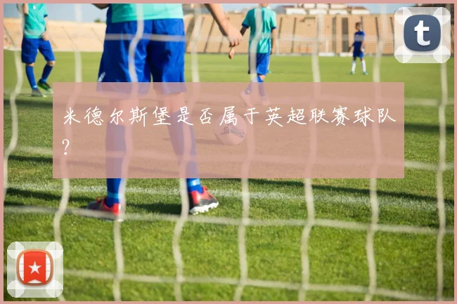 米德尔斯堡是否属于英超联赛球队？